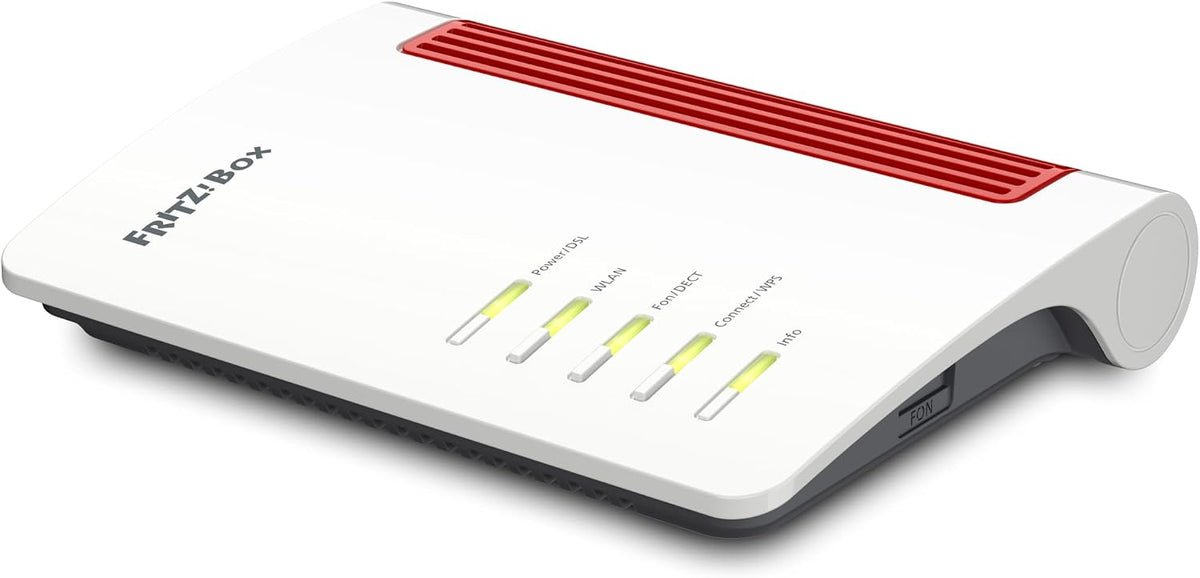 FRITZ! 7530 AX DSL- !Box Router, Wi-Fi 6 bis zu 2, 4 GBit/s