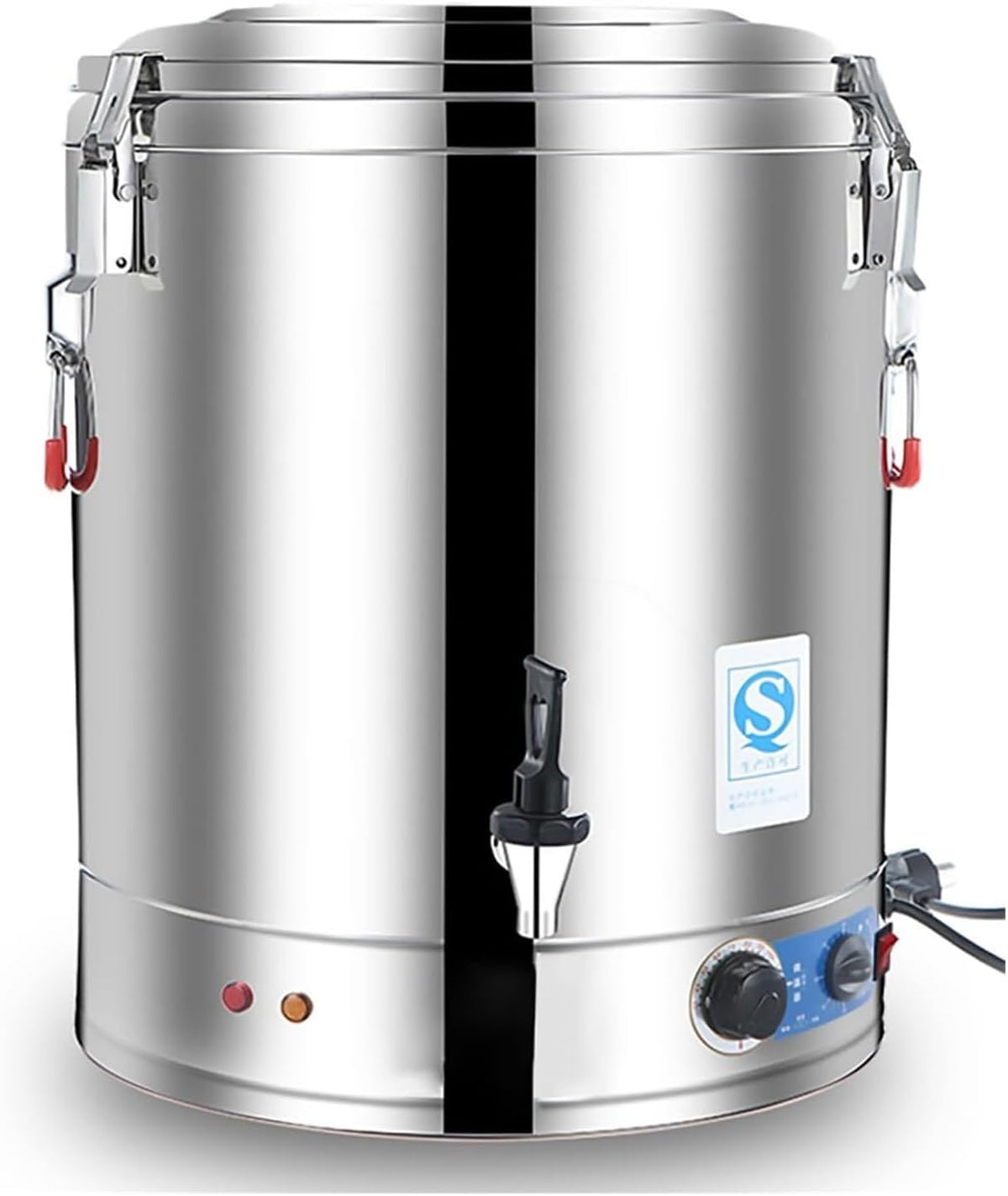 YXCMD Professioneller Edelstahl- Wasserkocher, 40L/50L/60L/70L - Großvolumiger Heißwasserspender mit Regelbarem Thermostat