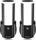 SecuFirst Wandleuchte Kamera, 900LM, 10W, 2 STK