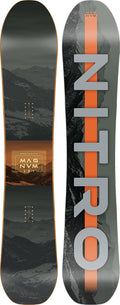 NITRO Freerideboards, Snowboards Herren Magnum BRD´25, Allmountainboard, Directional, Cam-Out Camber, All-Terrain, Wide, für große Füße
