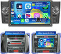 Hikity Auto-Navigation, 4G+64G Android 15 Autoradio für FIAT Punto 2005-2009 7 Zoll CarPlay
