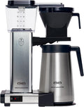 Moccamaster Filterkaffeemaschinen, KBGT, Thermoskanne, Polished Silver, 1.25L