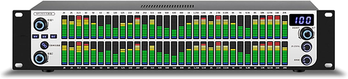 STMKB Phono-Vorverstärker, Zweikanal-Equalizer, 31-Segment-Anzeige des Dynamischen Spektrums, 10 Gruppen Von Speichermodi, 10 Soundeffektmodi