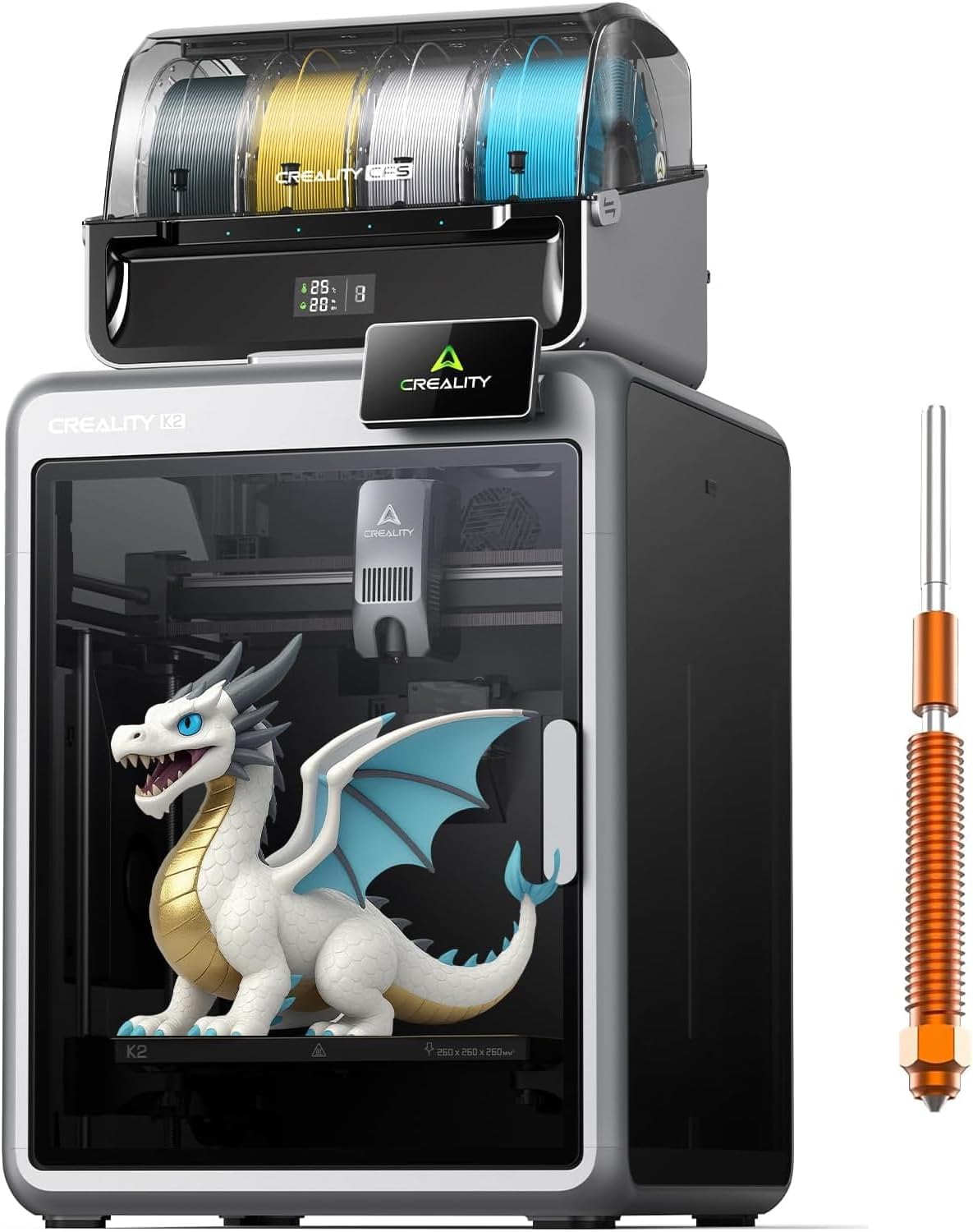 Creality 3D-Drucker,   K2 Combo (A) 3D-Drucker mit CFS