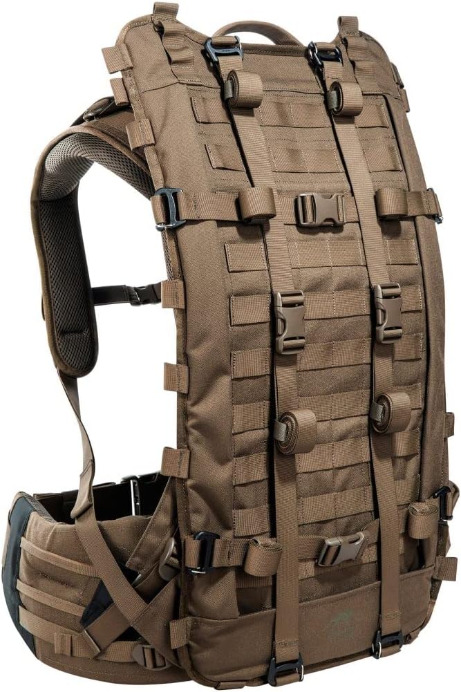 Tasmanian Tiger Trekkingrucksäcke, TT Base Carrier Flexible Soft-Kraxe, modulare Lasten-Kraxe mit Molle System, flexibel erweiterbarer Lasten-Träger