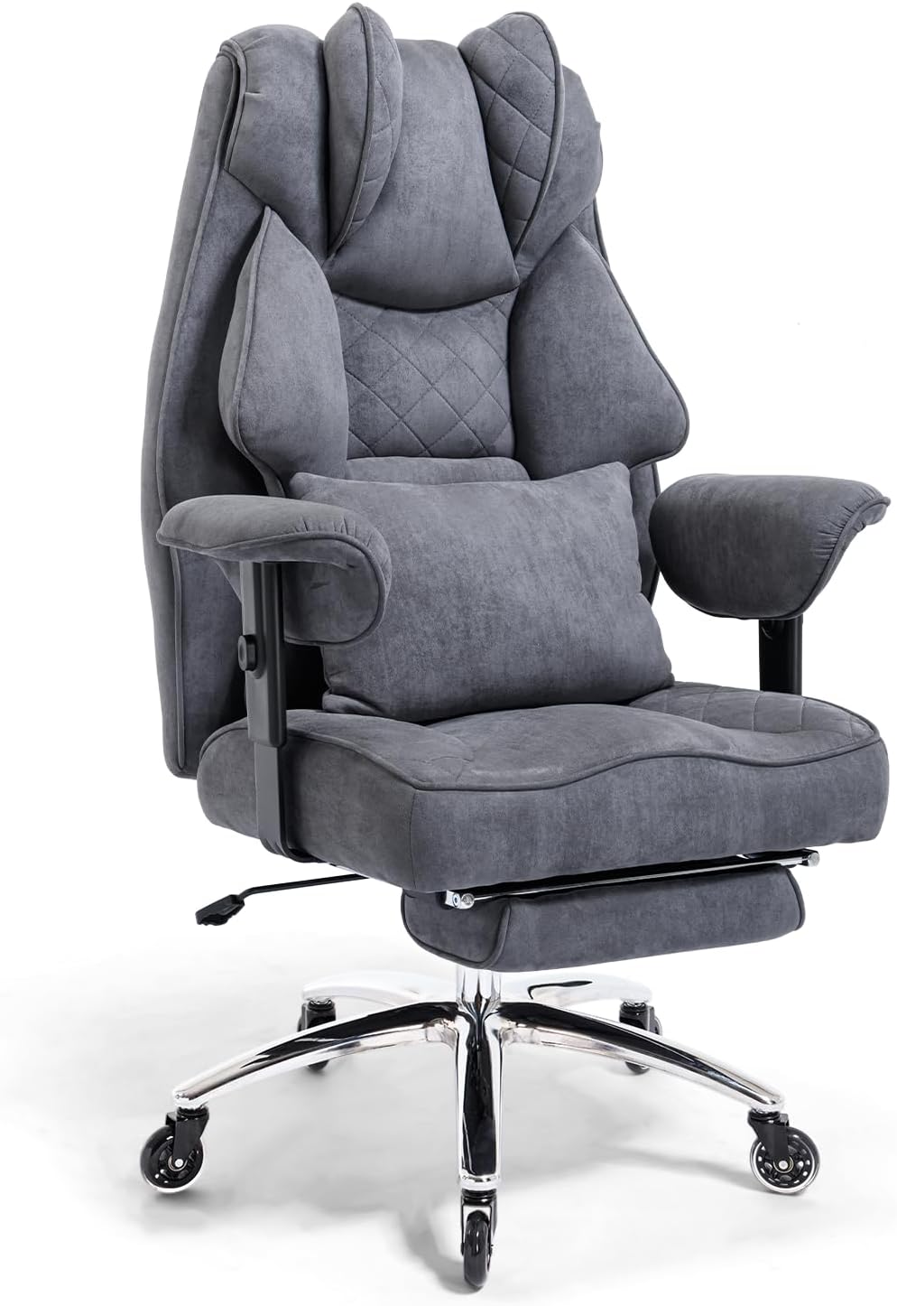 Bürostuhl Plus Ergonomischer Chefsessel, 200kg, Hohe Rückenlehne, Asukale