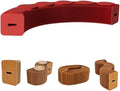 Generisch Klappbare Bastelbank mit Kissen Akkordeon-Papier Hocker, Sofasessel, Schuhwechselhocker, Bettbank, starke Tragkraft, ein Sitz hält 200 kg