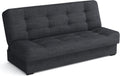 Sofa Schlaf, mit Bettkasten Livia, Schlafcouch 170cm Breit, Sofa mit Schlaffunktion, Federkern, Klappsofa mit Bettfunktion, Zusätzlicher Stauraum