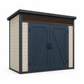 Gartenschuppen Polypropylen Dunkelblau/Beige