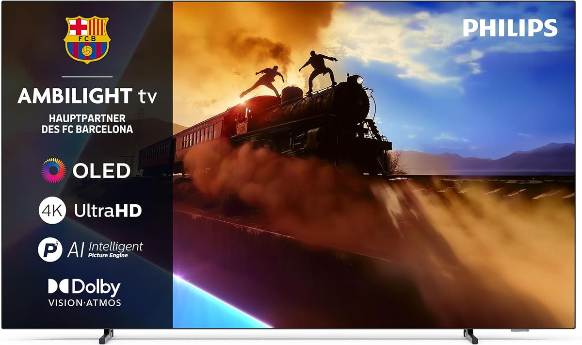 PHILIPS Fernseher, Ambilight 55OLED770 4K OLED Smart TV - 55 Zoll Display