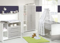 Schrank 4-teilig 2-trg Eco Silber Kinderzimmer mit, Schardt