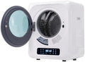 kozamas Leiser Ablufttrockner, für die Wand 60 dB Edelstahl-Trockner mit 4 kg Fassungsvermögen, UV-Keimschutz, 850W, 6 Programmen