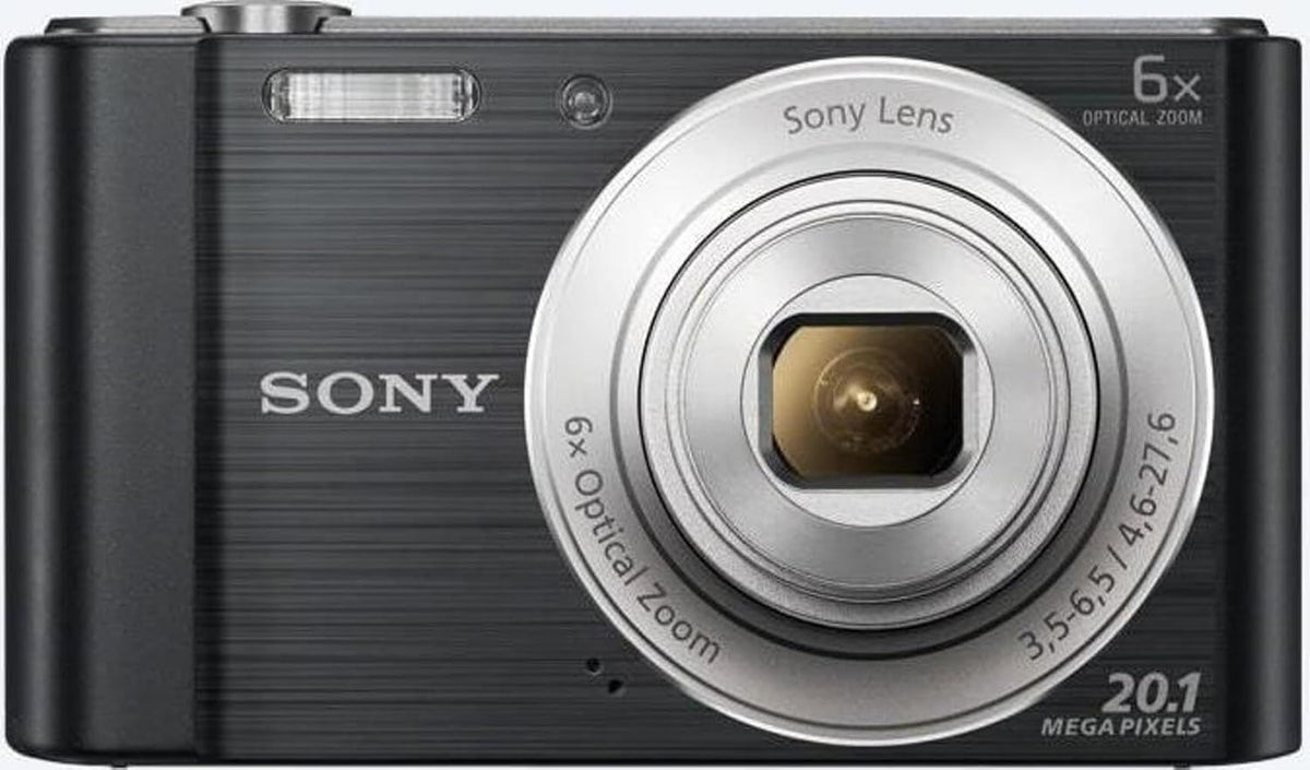 Sony DSC-W810 Digitalkamera, (20, 1 Megapixel, 6x optischer Zoom (12x digital), 8 cm (2, 7 Zoll) LC-Display, 26mm Weitwinkelobjektiv