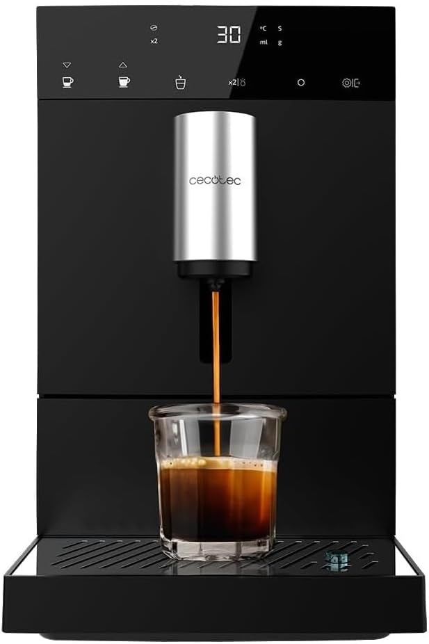 Cecotec Superautomatische Kompakt- Kaffeemaschine, Cumbia Cremmaet Compact, 1350 W, 19 Bar und Thermoblock-System