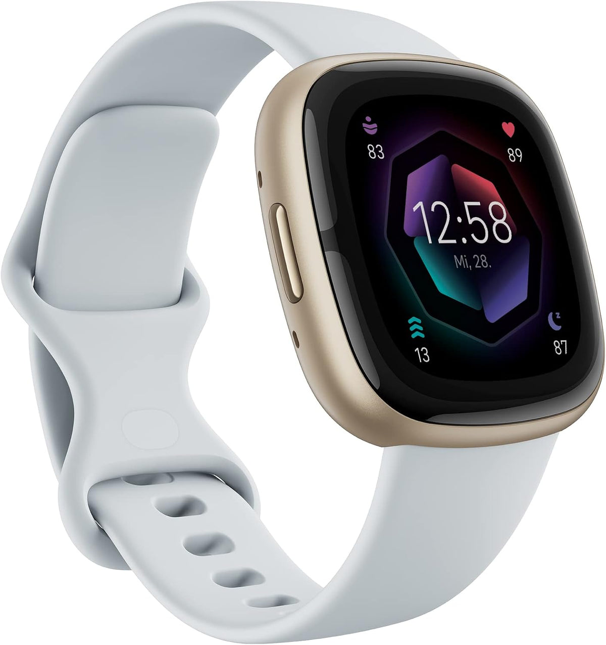 Fitbit Smartwatches, Google Sense 2, Smartwatch Damen/Herren, Fitnessuhr mit integriertem GPS und Telefonfunktion