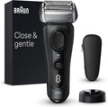 Braun 8 4+1 Series Rasierer Herren Elektrisch mit Scherkopf Elektrorasierer Präzisions-Langhaarschneider Ladestation, 60 Min Laufzeit, Wet & Dry