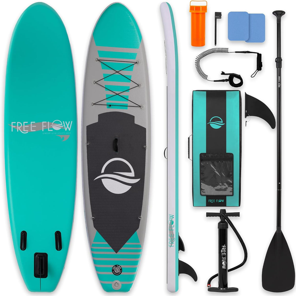 SereneLife SUP-Board, Aufblasbares SUP Stand Up Paddle Board