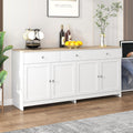 Sideboard, Buffetschrank, Kommode für Wohnzimmer und Esszimmer, Aufbewahrungsschrank mit 4 Türen und 3 Schubladen, Moderner Wohnzimmerschrank