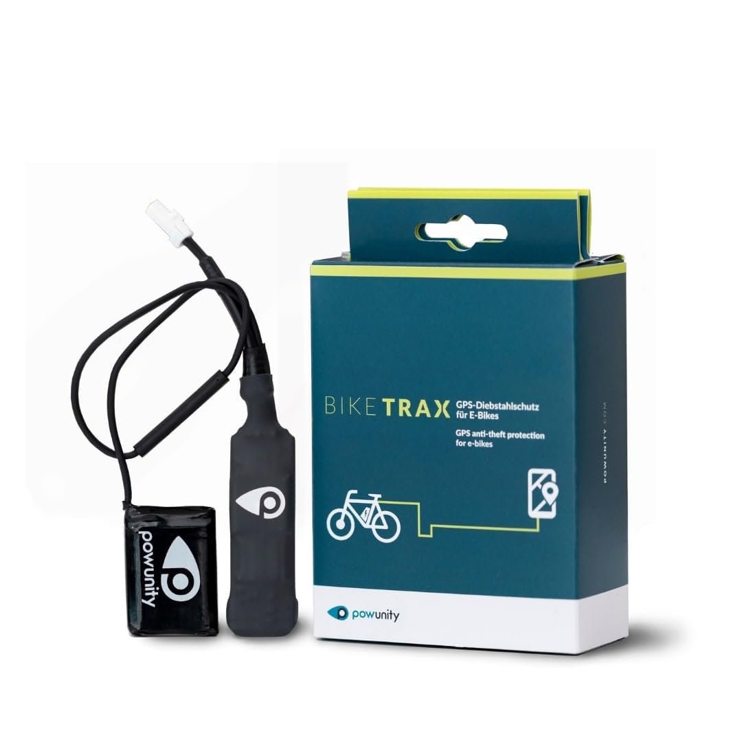 BikeTrax Fahrrad GPS-Geräte, GPS-Tracker für E-Bikes, Bosch Generation 2/3 kompatibel, lückenlose GPS-Übertragung in Europa, Diebstahlschutz