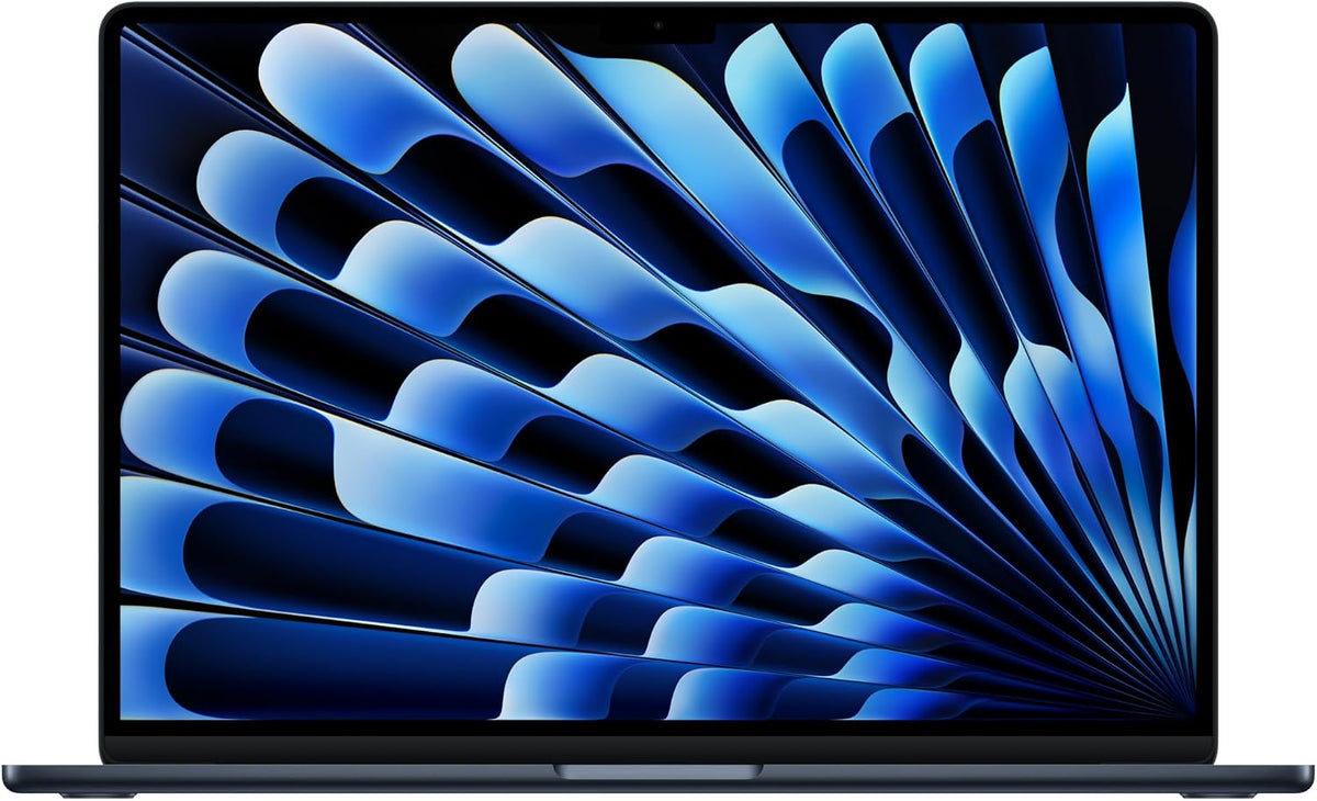 Apple Produkt, MacBook Air (15', M4 Chip mit 10‑Core CPU und 10‑Core GPU, 16GB Gemeinsamer Arbeitsspeicher, 512 GB) - Mitternacht