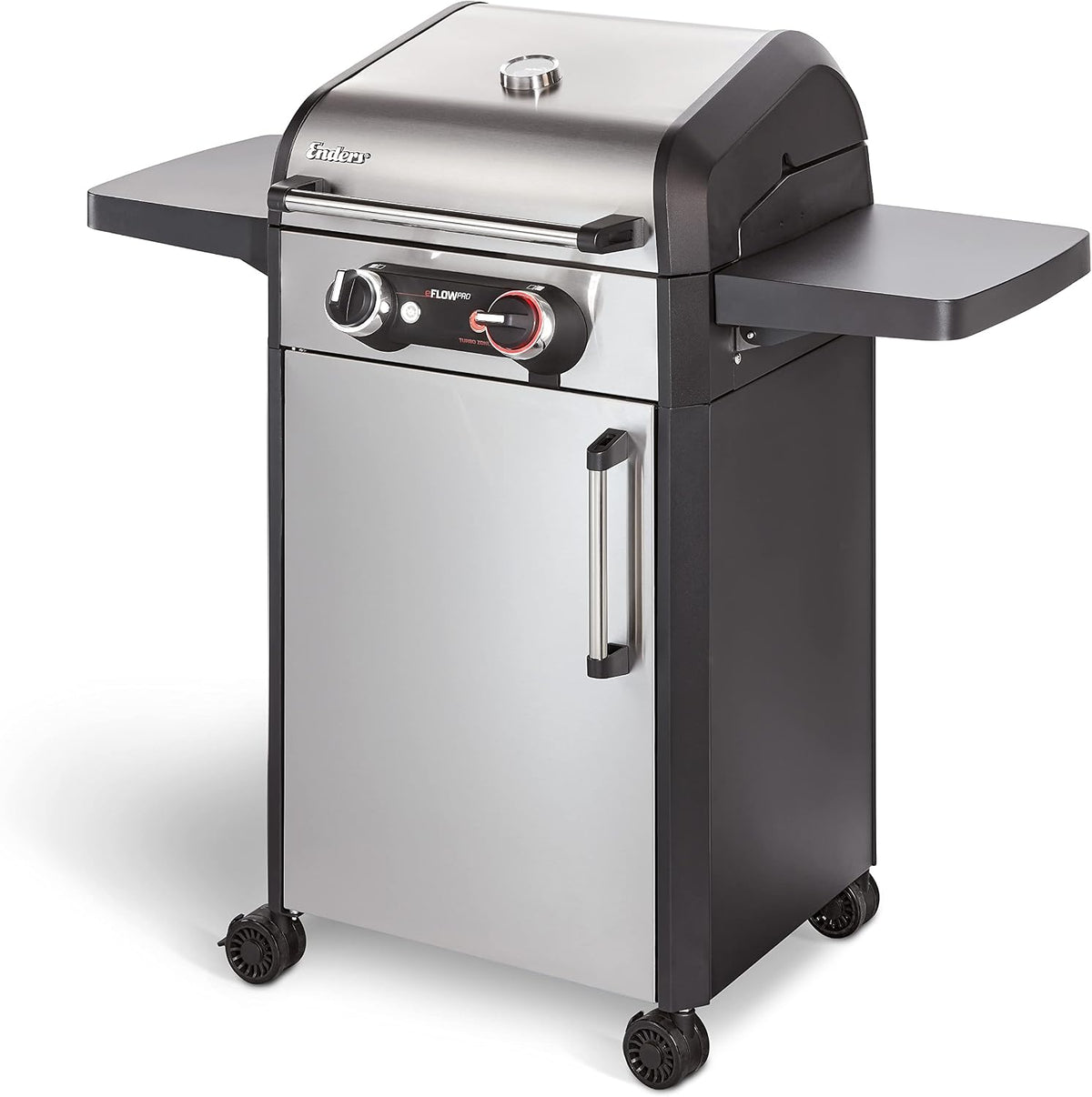 Enders PRO 2 TURBO SWITCH GRID TURBO ZONE SIMPLE CLEAN Elektrogrill eFLOW mit Gussrost für heiße Temperaturen Reinigungssystem Aluguss-Seitenteile an