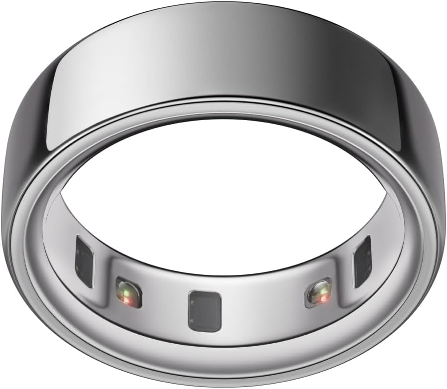 OURA Pulsuhren, Ring 4 - Silber - Größe 5 - Smart Ring
