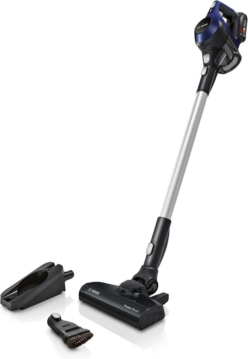 Bosch Akku- Staubsauger, Unlimited Serie 6 BBS611PCK, beutellos, leicht, Hygiene-Filter, 10 Jahre Motorgarantie, hohe Saugleistung, Lange Laufzeit