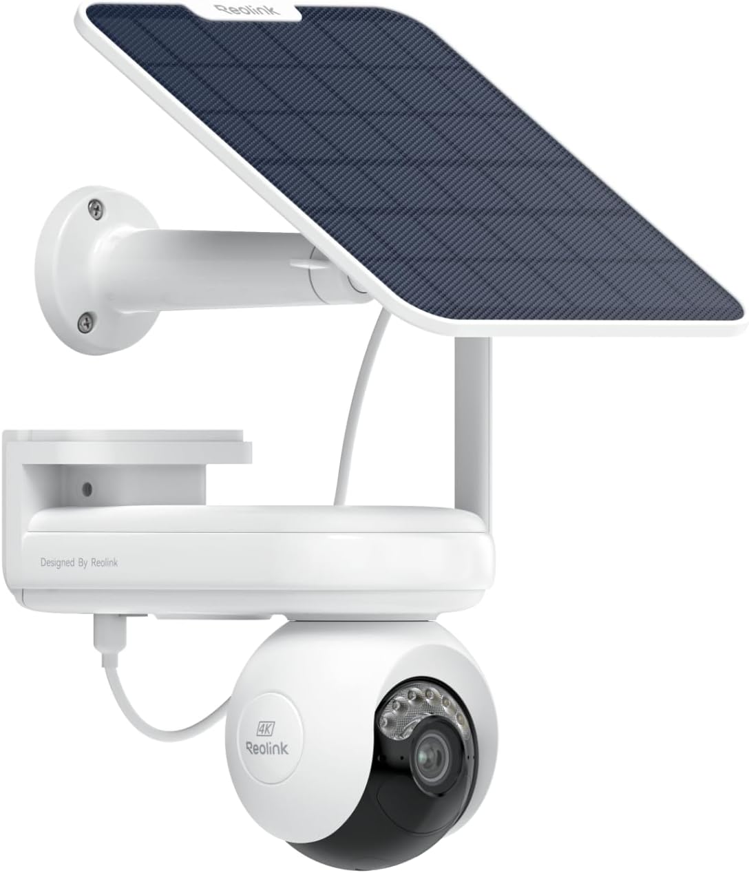 Reolink Überwachungskameras, 4K PT Solar Überwachungskamera Aussen Akku mit Daueraufzeichnung