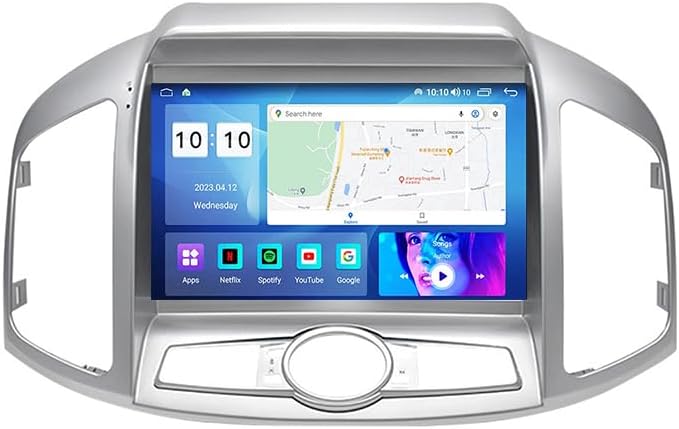 BUCHUAN Auto-Navigation, Android Autoradio Stereo 9 Zoll HD Digital Multi-Touchscreen Für Chevrolet Captiva 2012-2017