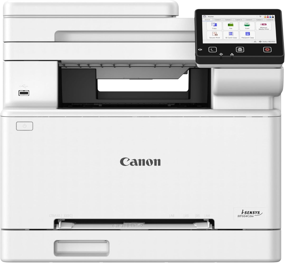 Canon MF664cdw i-SENSYS Farb Laserdrucker, 25 Seiten/Min., WLAN