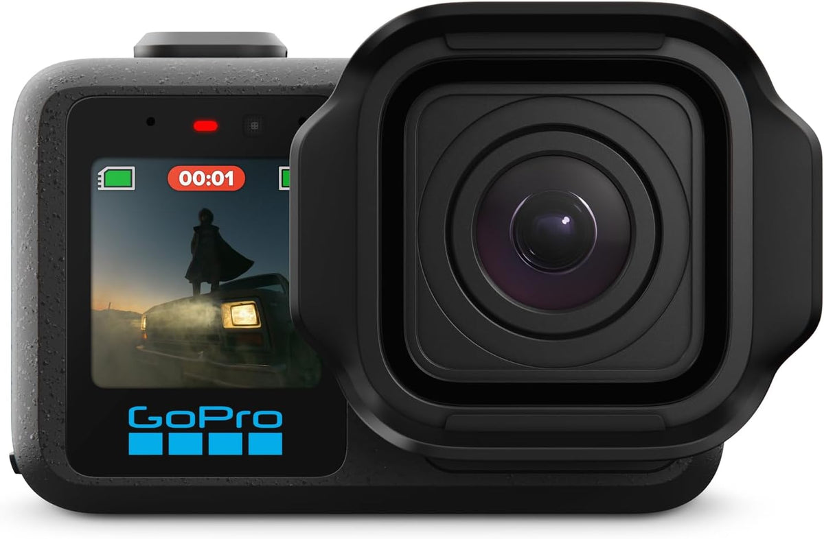 GoPro 1 Mission Action- Kamera, in Kinoqualität mit 8K30-Video, 50-MP-Fotos, 1-Zoll-Sensor, hervorragender Leistung bei schwachem Licht
