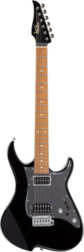 Vola Solibody, E-Gitarre Elektrische Gitarre, OZ RV MRM J1 V1, Malbec Black Metallic Gloss - Gebratener Ahorn Griffbrett