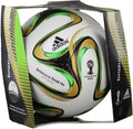 adidas Turnierbälle, Matchball Brazuca Finale Rio Fussball Wm 2014 Weiß-Black-Metallic Gold-Solar Grün - 5