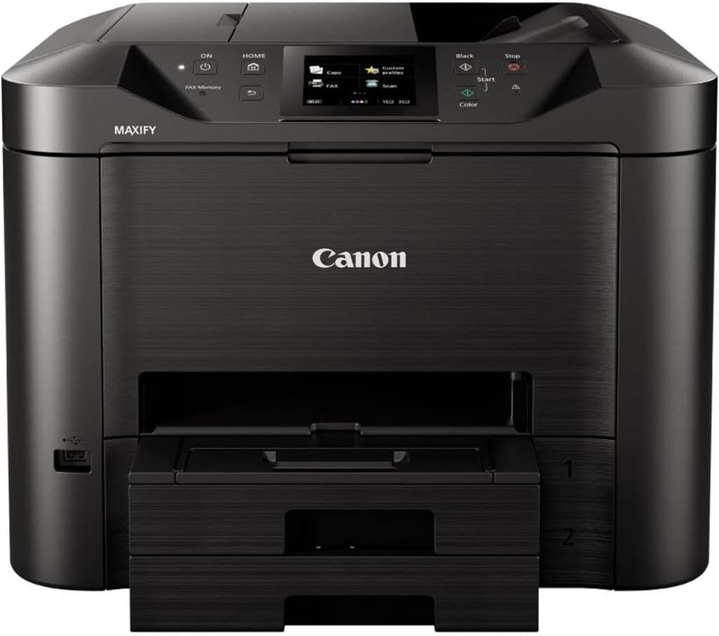 Canon Tintenstrahldrucker, MAXIFY MB5450 Tintenstrahl-Multifunktionsdrucker WLAN Duplex ADF