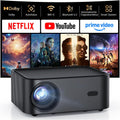 HAPPRUN Smart Beamer, 4K kompatibel mit Netflix-App, H11 Beamer Heimkino mit Autofokus & Dolby Audio