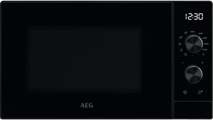 AEG MFB252DB freistehend Mikrowelle, mit Grillfunktion - 25L, 900W, 7 Leistungsstufen, Invertertechnologie, Auftau-Funktion, LED-Beleuchtung