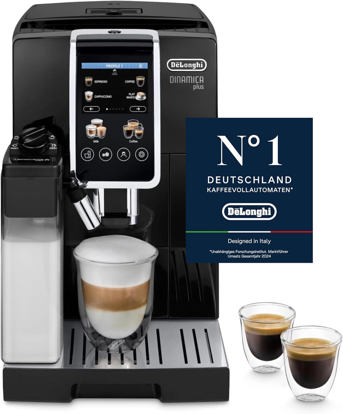 De'Longhi Kaffeevollautomat,   Dinamica Plus - Kaffeevollautomat 18 Getränke