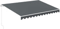 COSTWAY Markise, mit Kurbel, 400 × 250 cm)