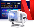 Motivx Tools Beamer, 4K Kompatibel mit Netflix