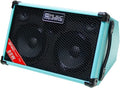dellersound BP40D 80W Akustikgitarre Verstärker Busking Amp - tragbarer Bluetooth-Lautsprecher, mit Akku, Chorus Reverb Delay Effekt, 6 Eingänge