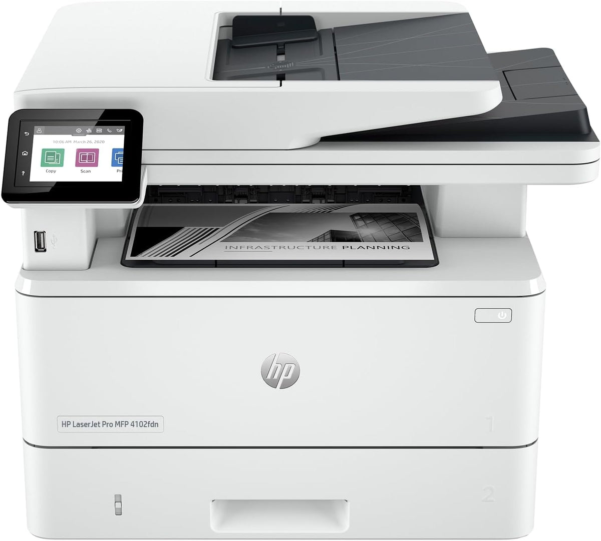 HP MFP 4102fdn LaserJet Pro Multifunktions- Laserdrucker, Fax, Automatischer beidseitiger Druck, Hohe Druckgeschwindigkeit