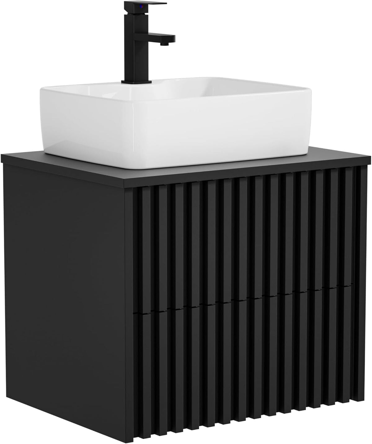 Spültisch, Waschtisch mit Unterschrank, Waschbeckenunterschrank hängend 61cm, UEV
