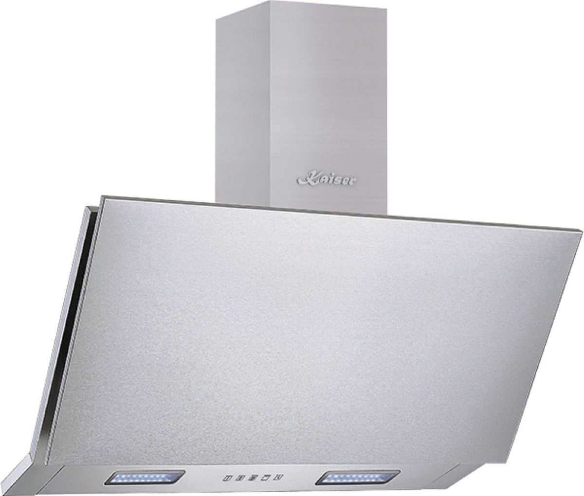 Kaiser Dunstabzugshaube, 90cm AT 9455 Kopffrei Edelstahl Wandhaube 90 cm, Air Power 1250 m³/h, TouchControl, Randabsaugung, LED, Umluft/Abluft
