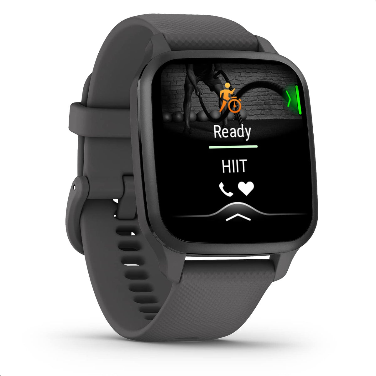 Garmin OS Aktivitätstracker, Venu Sq 2 - GPS-Fitness-Smartwatch mit 1, 4' AMOLED Display, Schlafanalyse mit Sleep Score und über 25 Sport-Apps