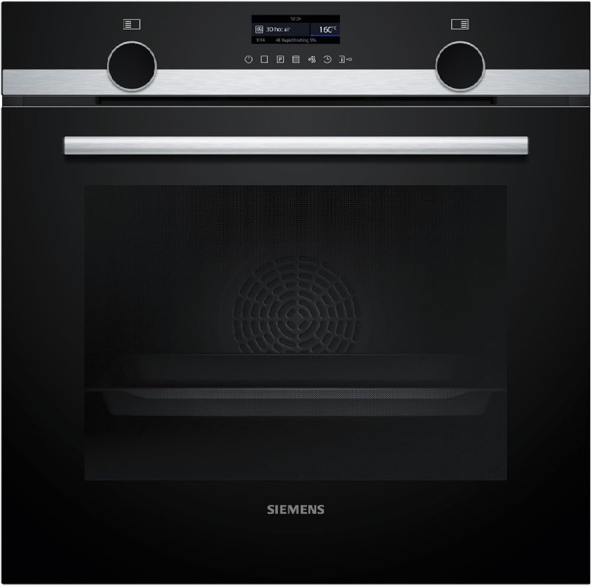 Siemens iQ500 Einbau- Backofen, 60 × 60 cm Edelstahl AirFry HB579GBR3