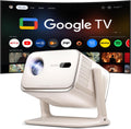 Aurzen Beamer,   Boom mini Smart Beamer Outdoor mit Google TV, 20W Dolby