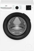 Beko BM3WFU3841X freistehend Waschmaschine, Waschvollautomat, 8 kg, EnergySpin, Schleuderwahl 1400 U/min, Dampffunktion, Hygiene+ allergikergeeignet