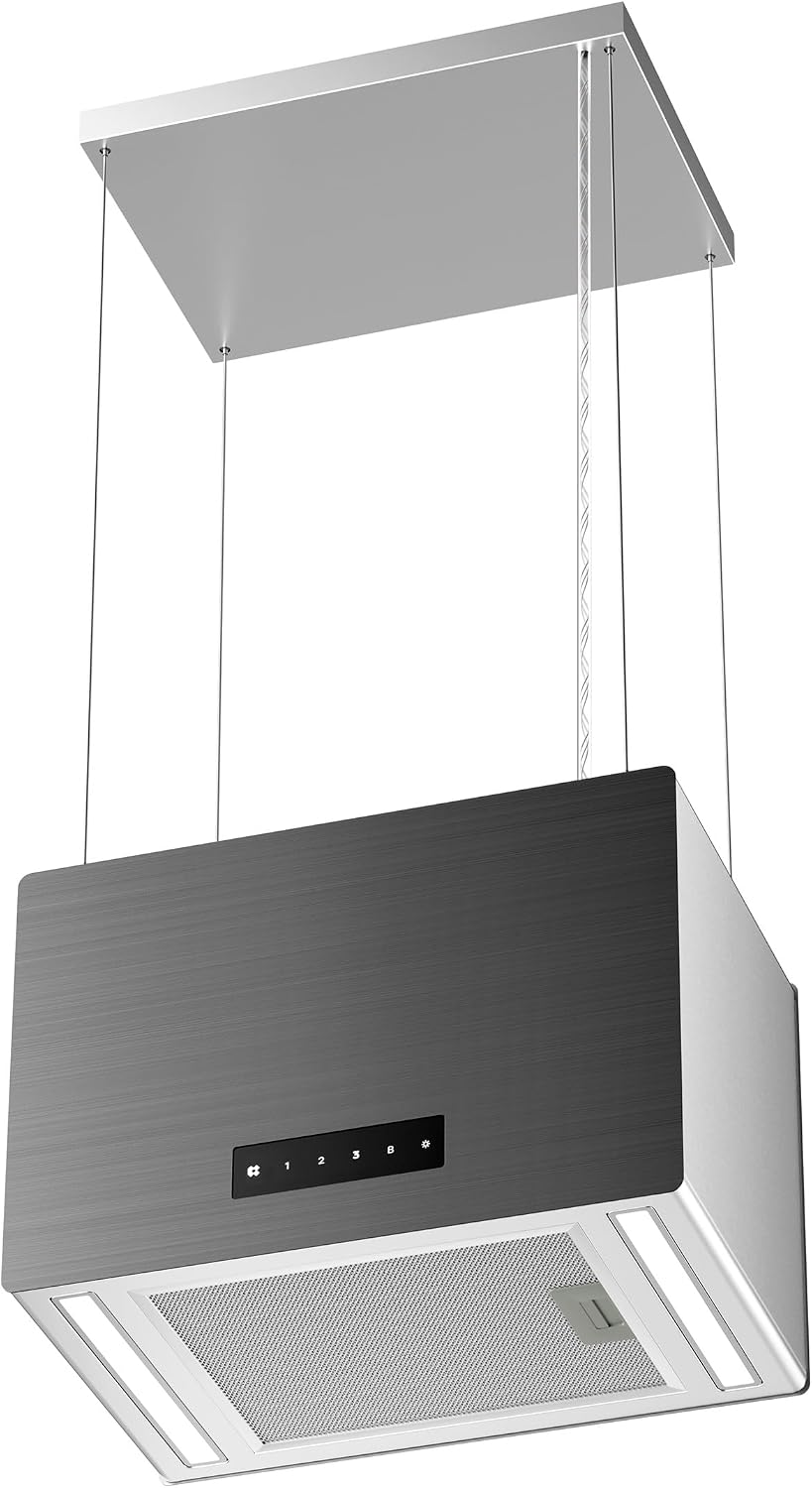 CIARRA CBCG4850 A+++ 48 700m³ 3 Inselhaube Umluft Freihängend cm h Smart App Touch Bedienung Stufen Booster Dunstabzugshaube
