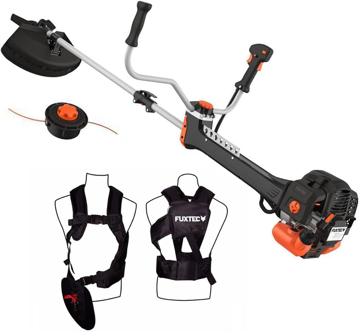 Fuxtec Elektrische Gartenwerkzeuge, Benzin Motorsense FX-PS152 • 52ccm 3 PS 2-Takt Antivibrationssystem
