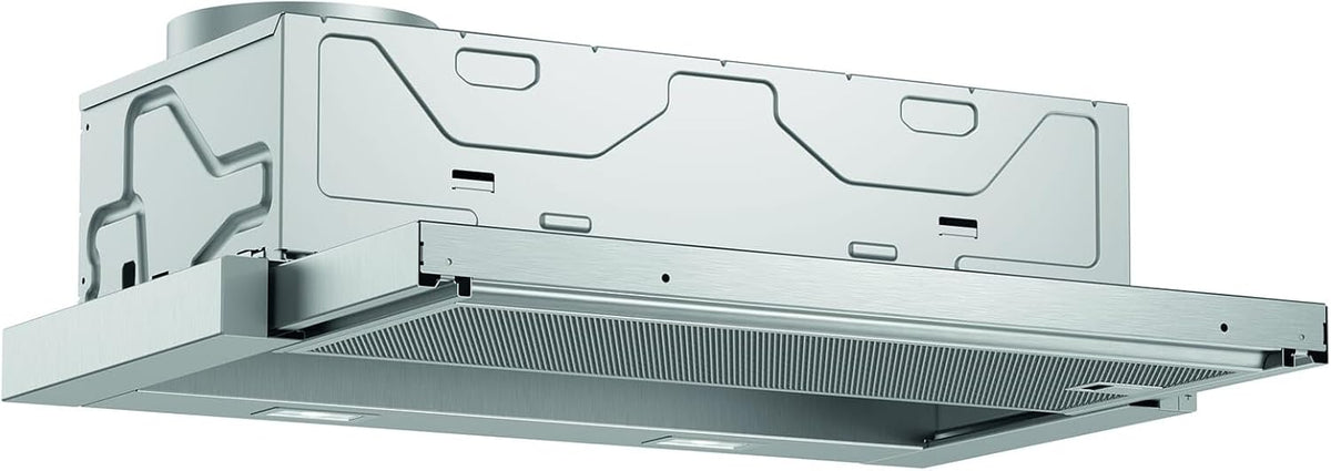 Bosch Wandhauben, DFL064A52 Serie 4 Flachschirmhaube, 60 cm breit, Um- & Abluft, Made in Germany, EcoSilence Drive leiser und effizienter Motor